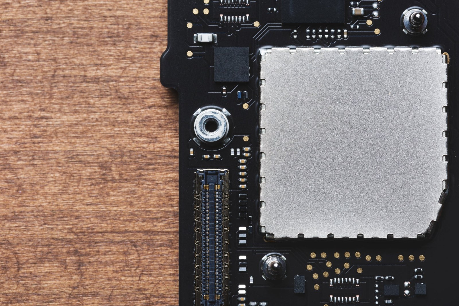 Motherboard With Wood Grain
